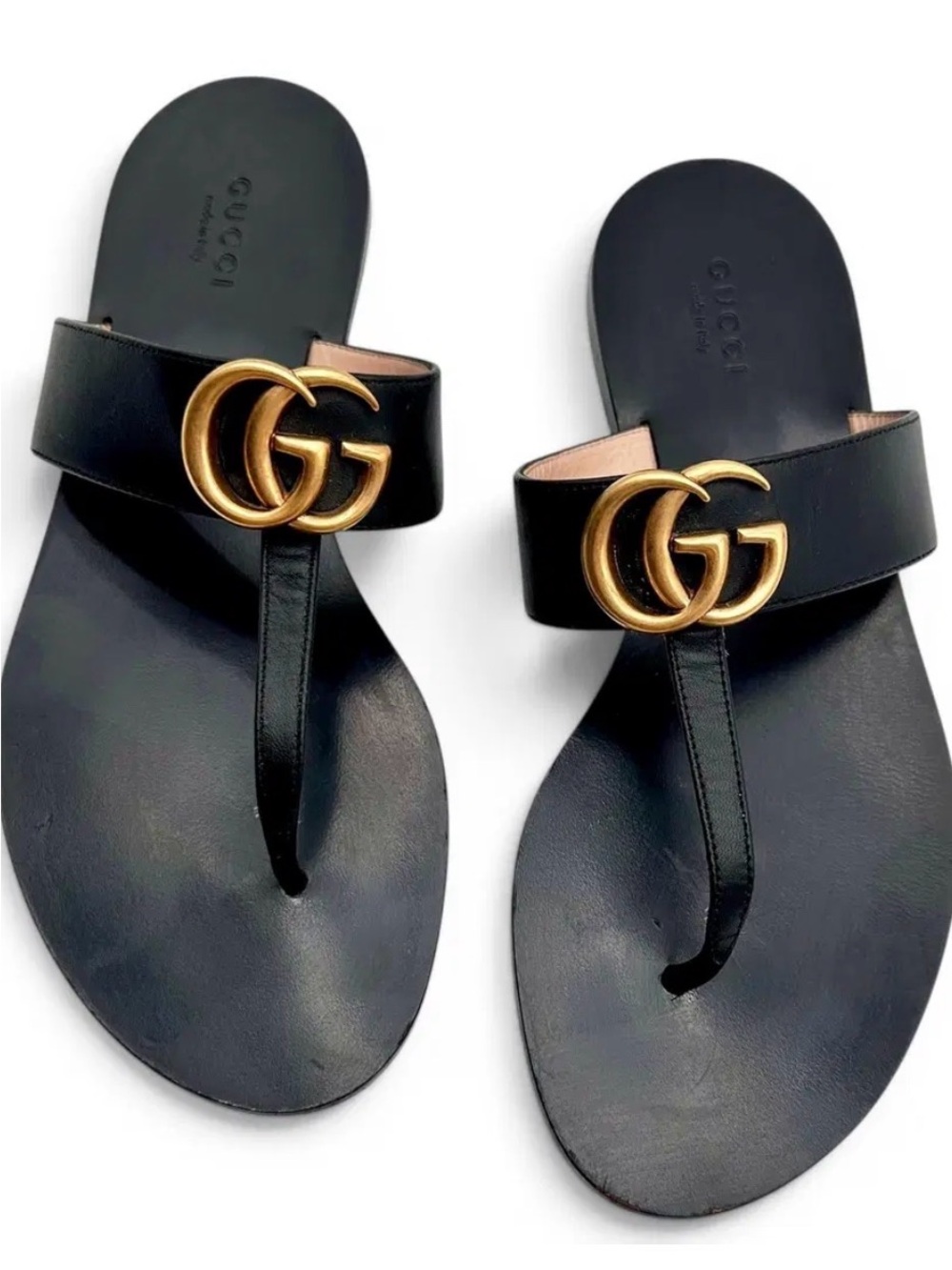 Gucci thong sandals 100% authentic size 37